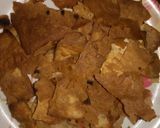 A picture of step 2 of Leftover roti chaat.