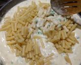 A picture of step 11 of Mac n cheese.