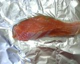 A picture of step 3 of The Mayonnaise is so Tasty! Foil baked Salmon.