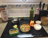 Foto del paso 1 de la receta: Lubina de ración frita con vinagreta