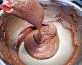 A picture of step 22 of Rich Bitter Chocolate Macarons.