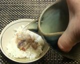 A picture of step 2 of Shiokara Fermented Squid Ochazuke.