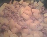 A picture of step 6 of Chorizo butternut squash casserole.