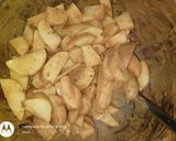 Foto del paso 18 de la receta: Pollo "entalcado" con papas rústicas