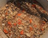 A picture of step 5 of Mushroom quinoa.