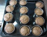 A picture of step 4 of Easy Chocolate Muffins with Pancake Mix.