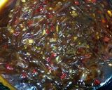 A picture of step 2 of Kanya's Fried Fish with Chili and Ginger Sauce.