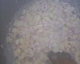 A picture of step 2 of Chicken fried rice with chicken kabab.