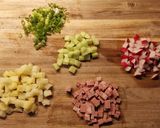 Une image de l'étape 4 de Soupe Froide aux Crudités - Okroshka.