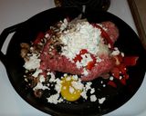 A picture of step 6 of Skillet Meatloaf Bomb & Easy.
