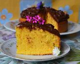 Foto del paso 5 de la receta: Torta de limón con cubierta de chocolate y dulce de leche🍰