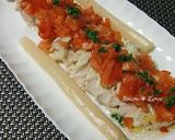 A picture of step 8 of Chicken Breast Salad With Tomatoes and Dressing.