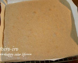A picture of step 10 of A Fluffy Cocoa Swiss Roll Sponge.