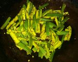 A picture of step 2 of #Ramadan.. Masala crispy bhindi.