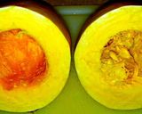 A picture of step 5 of Mike's Spaghetti Squash & Marinara Sauce.