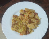 Foto del paso 5 de la receta: Tortilla de papas cocidas y Arroz frito con verduras y chistorra