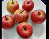 A picture of step 1 of Apple halwa 🍎.