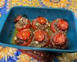 Une image de l'étape 13 de Tomates farcies aux sardines à l'huile, feta et herbes.
