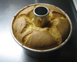 A picture of step 12 of Basic Plain Chiffon Cake.