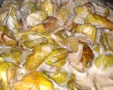 A picture of step 3 of Parwal aloo korma.