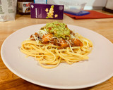 Foto del paso 3 de la receta: Pasta con salsa pomodoro de lentejas y guacamole