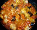 A picture of step 8 of Meatballs in Tomato Sauce - Great with Pasta.