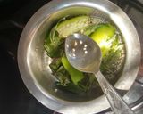A picture of step 4 of Besan dhokla.