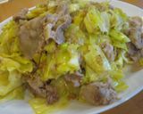 A picture of step 6 of Pork with Salt Sauce and Cucumber.