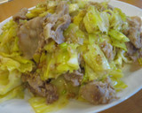 A picture of step 6 of Pork with Salt Sauce and Cucumber.