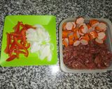 Foto del paso 1 de la receta: Pepito de carne de res salchicha alemana