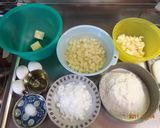 A picture of step 1 of Big Mashed Potato and Apple Cake.