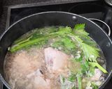 A picture of step 2 of Winter Chicken Soup with Veges & Roast Butternut in oven.