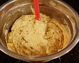 A picture of step 6 of Salted Caramel Apple Layer Cake with Cinnamon Marscapone Cream Frosting.