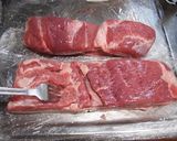 A picture of step 1 of Easy Marinated Roast Pork.