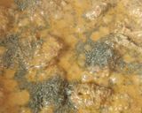 A picture of step 4 of Chaap walnutty curry.