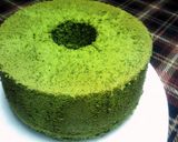 A picture of step 13 of Matcha Chiffon Cake.