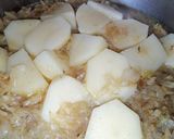 A picture of step 3 of Braised Cabbage and Potato.