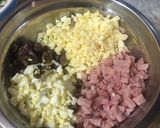 Foto del paso 1 de la receta: Fideos con calamar relleno