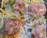 A picture of step 5 of Bursting with Edamame! Shumai Dumplings with Wings.