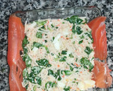 Foto del paso 6 de la receta: Pastel frío de salmón, surimi, queso de untar y nueces 🐟🍞🧀🏖️