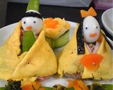 A picture of step 9 of Hinamatsuri (Japanese Girls’ Day) Hina Doll Sushi.