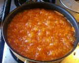 A picture of step 5 of Sopa de Arroz (Spanish rice).