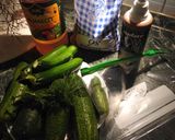 Zacskós 😀 savanyú uborka, cukkinivel recept fázis 1 fotója