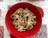 A picture of step 6 of Whole-wheat salmon pasta.