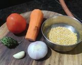 A picture of step 1 of Vitamin a rich soup.