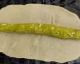 A picture of step 6 of Kaju pista roll.