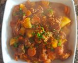 Foto del paso 8 de la receta: Guiso, con carne, salchicha y papas