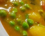 आलू मटर मसाला (aloo matar masala recipe in Hindi) रेसिपी चरण 5 फोटो