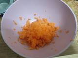 Snack de queso y zanahoria