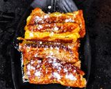 A picture of step 6 of Banana Nutella french toast.